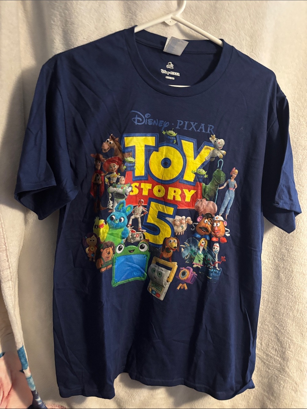 Toy Story 5 Navy adult T-Shirt